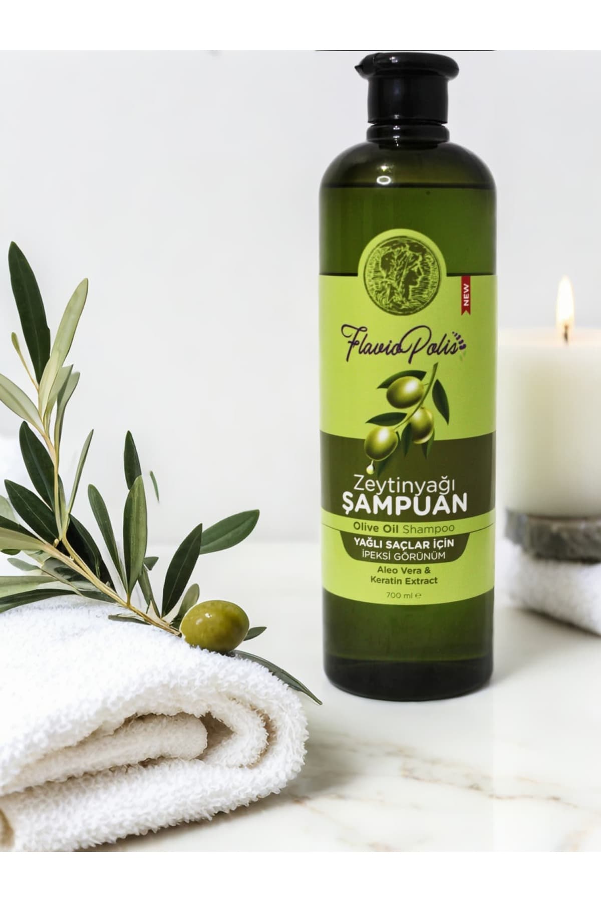 ZEYTİNYAĞI ŞAMPUANI YAĞLI SAÇLAR İÇİN 700 ML